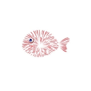 Red Fireworks Fish